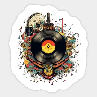 Vinyl  Music Vinyl Record Lovers Collectors Sticker